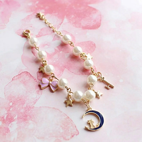 Sailor moon frux pearl charm bracelet - Picture 6 of 7